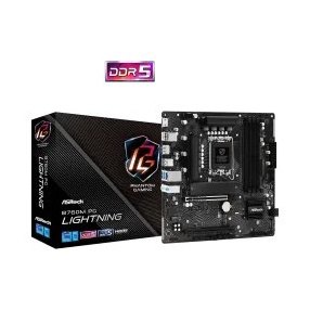 ASRock B760M PG Lightning DDR5 14th, 13th and 12th Gen Micro ATX Motherboard